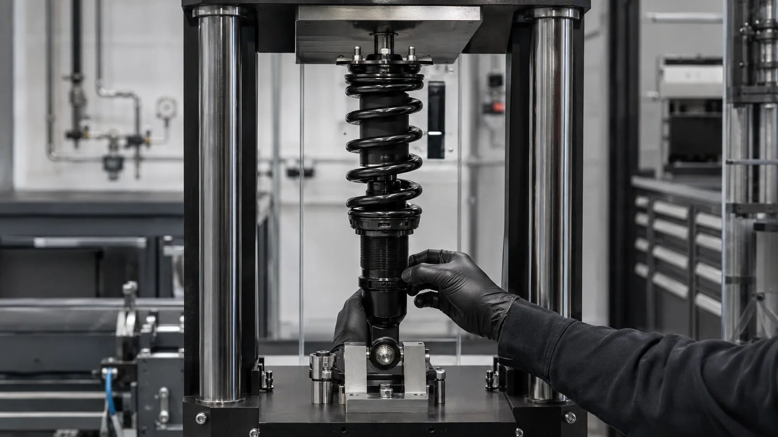 Prototype validation supports damper and suspension-package review before production.