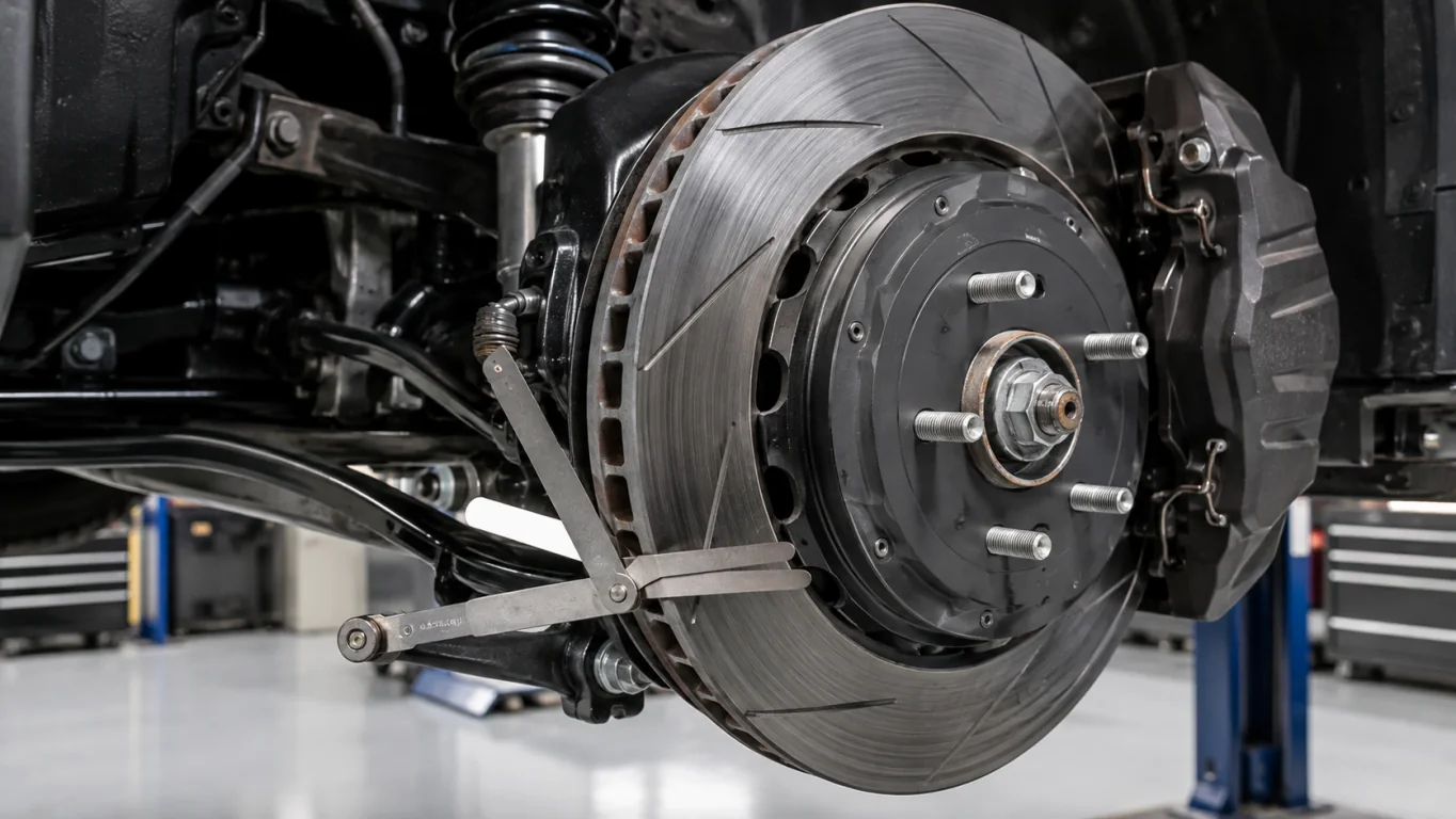 Brake-package clearance is reviewed against the proposed spoke envelope before production.