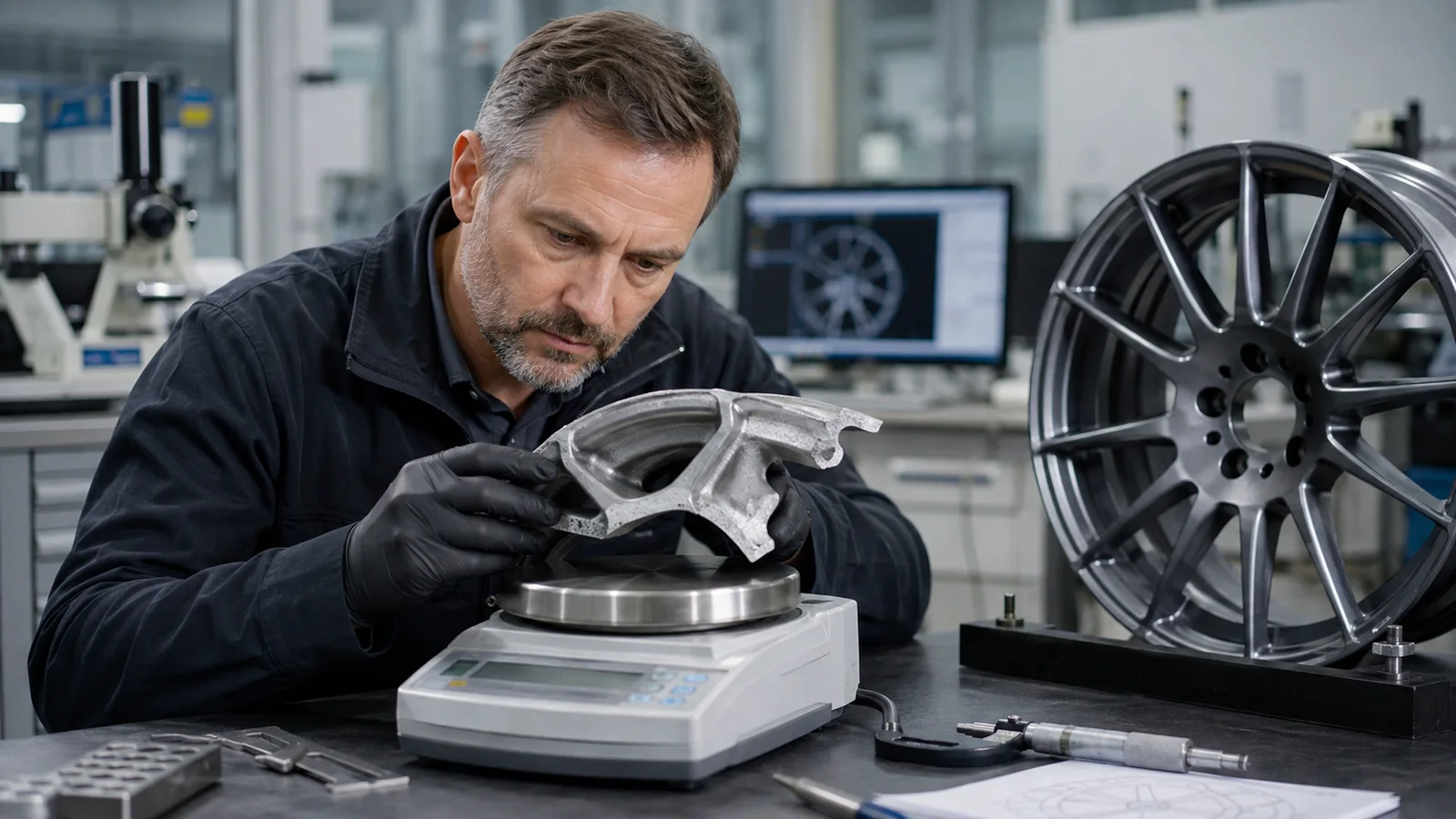 Wheel engineering considers where material contributes to structural performance, not only total mass.