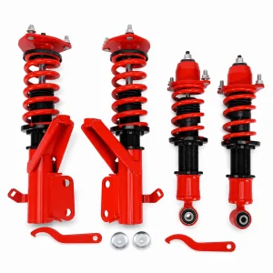 Adjustable Coilover Kit for Honda Civic 2001–2005 – Black/Blue/Red