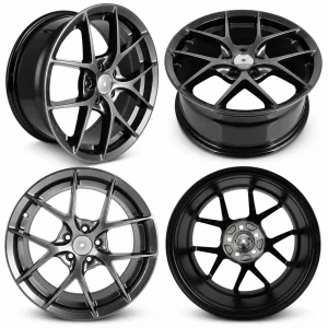 16" Forged Wheel Set for Toyota Corolla – Machined Gray